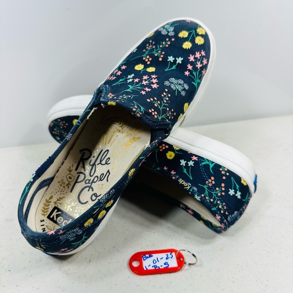 PB7 Keds Women's Double Decker Floral Sneaker 6.5M